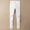 Spring 2022 and Summer Men's Light Blue Thin Boutique Simple Medium Waist Micro Elastic Small Straight JeansA7DH