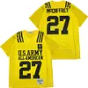 Men High School US ARMY Football Jersey 7 Patrick Peterson 22 Odell Jr 28 Adrian Peterson 1 Stefon Diggs 18 Sam Darnold 27 Christian McCaffrey 5 Tim Tebow