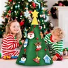 DIY Noel Ağacı Mutlu Noeller Keçe Dekorasyonları Ev Noel Süsleri Noel Navidad Yeni Yıl Hediyeleri Çocuk Hediye 201030