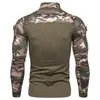 Zogaa Men's Tactical Camouflage Athletic T-shirts 220513