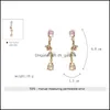 Brincos de lustres de candelabro de jóias moda de jóias Crystal Long for Women Geométrica Declaração Droga entrega por atacado 2021 CNW5O