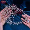 Czoło wisiorek do brwi Diamond ślub Tiara Baroque Bridal Nekury norceston z biżuterią ślubną Akcesoria do włosów Diamond BR7239332