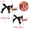 Wearable Realistic Dildo Pants Lifelike Penis Panties Vagina Anal Erotic sexy Toys for Women Men Strapon Harness Belt Adult Games