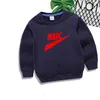 Heta barn hoodies tr￶jor full baby-pojkar-flickor bomullsmode barn kl￤der fast f￤rg vinter l￤gg till ull h￥lla varm tr￶ja