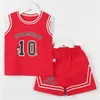 Cotton kids Basketball Outdoor Sports Clothes Sets Boys Girls Youth Basketball Vest Shorts 2-piece Set Children's Summer Suit
