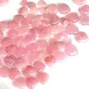Party-Geschenk, natürlicher Kristallstein, Rosenquarz, herzförmiger rosafarbener Kristall, geschnitzte Palme, Liebe, Heilstein, Liebhaber, Giff-Stein, kreative Geschenke SN4321
