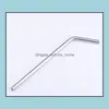 Stainless Steel Drinking Sts Reusable Metal St Bar Drinks Party Wine Accessories 6Mm*0.5*215 Kka4489 Drop Delivery 2021 Barware Kitchen Din