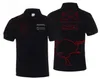 جديد F1 Formula One Polo Shirt Team Shirt Shirt Shirtived مع نفس العرف