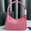 Designer mini sacs à main toile imperméable sous les bras sac diamant mini sacs fourre-tout sacs à bandoulière pour femmes étiquette couleur unie dame sac à main fermeture à glissière sac hobo en nylon