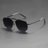 نظارة شمسية للرجال مصمم فاخر مصمم خفيف الوزن مستقطب UV40 حماية خمر قيادة الصيد في الهواء الطلق نظارات التخييم