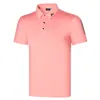 Zomer Golfkleding Nieuwe Mannen Golf T-shirt Met Korte Mouwen Casual Mode Jongen Buiten Sport Shirt295v