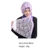 Beanie/Skull Caps Women Pure Lace Flower Catholic Veil Chapel Scarf for Church Head Cover