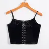 Sprzedam Kamizelki Balck Kobiety Bandaż Cross Up Tank Tops Lato Panie Sexy Bez Rękawów Crop Top Casual Krótkie Koszulki 220316