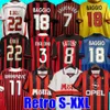 11 12 Retro tröjor hemma 93 94 95 96 97 Gullit FOTBOLLTRÖJA 02 03 04 05 Maldini Van Basten fotboll KAKA Inzaghi 06 07 2009 PIRLO SHEVCHENKO BAGGIO Ac Milans Ibrahimovic 11