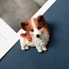 3D Fridge Magnet Puppy Cartoon Pet Dog Cute Animal Creative Message Post Pasta de geladeira S 220426
