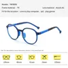 Солнцезащитные очки Детские детские очки, блокирующие синие световые компьютеры для дизайнеров бренда для мальчиков. Оптическая рама отражает UV4007265652