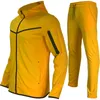 Herrbanor Sweatsuit Fleece Hoodie Stretch Training Wear Good Quality Coat Sweatpants Sport Set kläder