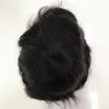 #1B spets med pu bas indisk mänsklig jungfru remy hårersättning för svarta män i Amerika snabbt uttryckt leverans