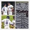 2022 NCAA Custom Stitched Ole Miss Rebels Baseball Jersey Jacob Waguespack Bobby Wahl Grae Kessinger 26 James McArthur 9 Michael Spears 39 Brady Feigl 8 Will Golsan