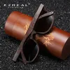 EZREAL Natural Polarized Wooden Sunglasses Men Bamboo Sun Glasses Women Brand Designer Original Wood With Box W220331