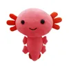 Kawaii axolotl pluszowa zabawka kreskówka urocza lalka dla dzieci dla dzieci urodziny Boże Narodzenie Halloween Prezenty domowe dekoracja 220621