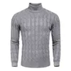 겨울 뉴 남자 스웨터 스웨터 스웨터 스웨터 하이 칼라 바람 방향성 패션 따뜻한 점퍼 남자 스웨터 의류 l220730
