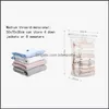 Sacs de rangement Organisation de la maison Housekee Jardin Aspirateur pratique pour vêtements Oreillers Literie Couverture Plus d'espace Économiser Compression Voyage Ha