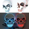 Halloween Horror mask LED Glowing masks Purge Masks Election Mascara Costume DJ Party Light Up Masks Glow In Dark 10 Colors