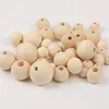 DIY Natural Wood Beads Round Spacer Wooden Pearl Lead-Free Balls Charms DIY For Jewelry Making Handmade Accessories DLH932