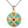 Pendant Necklaces Eudora 1 Pc Colorful Harmony Bola Ball Necklace With Link Chain Pregnancy Jewelry Chime Women Mom Gift
