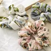 Summer Floral Print Fairbands Kobieta Świeże scrunchies Girl