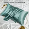 Naturalny 22 mama 100% Mulberry Silk Pure Real Silk Pillow Pillow Case