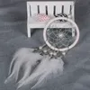 Dekoracje wnętrz samochod Mini Dream Catcher Akcesorium dla dziewcząt lustro wiszącego lustro wiszące w auto etnicznym wystroju domu Lucky Ornamentinter