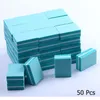 102550pcs lot Doublesided Mini File Blocks Colorful Sponge Nail Polish Sanding Buffer Strips Polishing Manicure Tools 220812