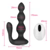Анальный вибратор беспроводной пульт дистанционного управления сексуальные игрушки для мужчин вибрационные шарики мужской простата массажер для взрослых для взрослых продуктов