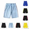 Shorts homens designers femininos calças curtas letra de letra de letra de tenda casual de cinco pontos Palms Roupas de verão Roupas de praia