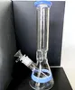 2022 bongs bécher dab plates-formes cendrier narguilés couleur flacon fond verre bongs plate-forme pétrolière bulle bong pleine hauteur 10,2 pouces