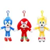 Enfants jouets en peluche poupées sonic porte-clés dessin animé film protagoniste en peluche amour Animal vacances cadeau créatif