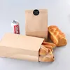 Fine kraft gift wedding candy recyclable takeaway baking environmentally friendly dry packaging paper bag 220704