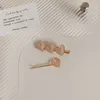 Groothandel Ins Hot Selling Eenvoudige Liefde Haarspeld Retro Metalen Een Woord Clip Leuke Zoete Kleurrijke Epoxy Eendenbek Clip Voor vrouw Meisjes