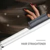 Pro Hair Starten Brush Ceramic Electric Straighting Beard Brush Fast Heat Curler Flat Iron Comb Styler 220623