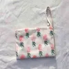 100 Pcs/Lot toile zéro portefeuille pochette femmes tissu créatif zéro portefeuille clé sac téléphone portable pièce sac avec poignée 20 cm x 11 cm