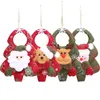Accesorios de árboles de Navidad Santa Decoraciones de adornos de muñecas Portes Pequeños Regalo colgante colgante C6941