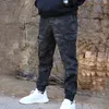 Mege mode streetwear casual kamouflage jogger taktiska byxor män lastbyxor för dropp 220702