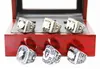 collection Personal 1967 1976 1980 1983 2002 MVP Set Football Championship Ring with Collector's Display Case327e