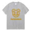 Thom Yorke English Rock Band Tees Cartoon Style Radiohead Print T koszule krótkie rękawe kobiety alternatywne Rockindie T-shirt 220708