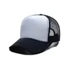 Factory prijs gratis aangepast logo hoeden ontwerp polyester mannen dames honkbal pet blanco mesh verstelbare hoed volwassen kinderen kinderen c0607g02