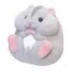 Original véritable Capsule mignon kawaii gras laiteux doux hamster flocage poupées en peluche presser le soulagement du Stress gashapon jouets 220629