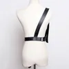 TRODEAM Women Sexy lederen body bondage kooi beeldhouwen harnas taille riem riemen ryter belts taillband Harajuku Suspenders 220509 285T