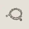 Высокие издания Hardwear Bracelets градуированные браслетные чары двойной ссылки подвесной матерей подарки на день.